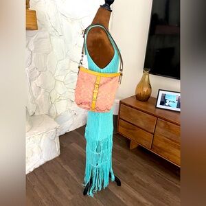 Vintage Coach Shoulder Bag Baby Pink in great condition considering age ✨